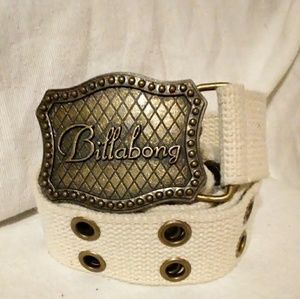 Billabong vintage belt with logo buckle